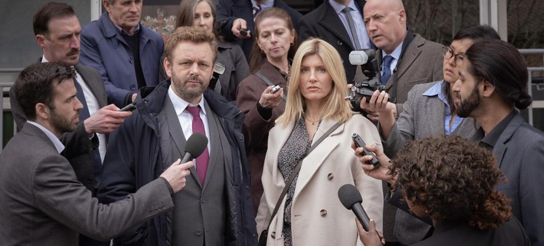 Sharon Horgan and Michael Sheen in "Best Interests"