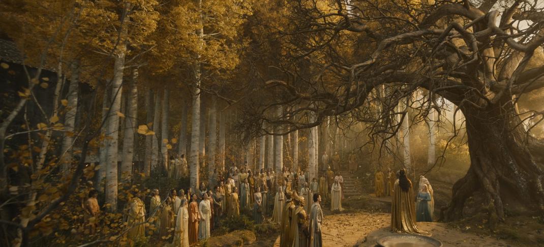 The Great Tree of Lindon in 'Lord of the Rings: The Rings of Power' Season 2