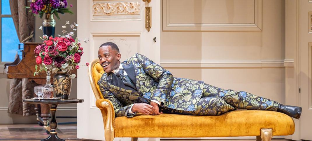 Ncuti Gatwa as Algernon in 'The Importance of Being Earnest'