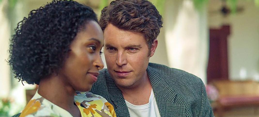 Rochelle Neil and Tom Hughes in 'The Gold' Season 2