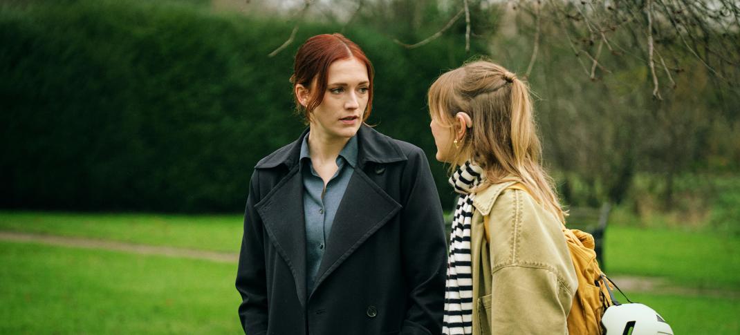 Charlotte Richie as DS Ashleigh Francis and Rose Ayling-Ellis as Alison Brooks in 'Code of Silence' Season 1