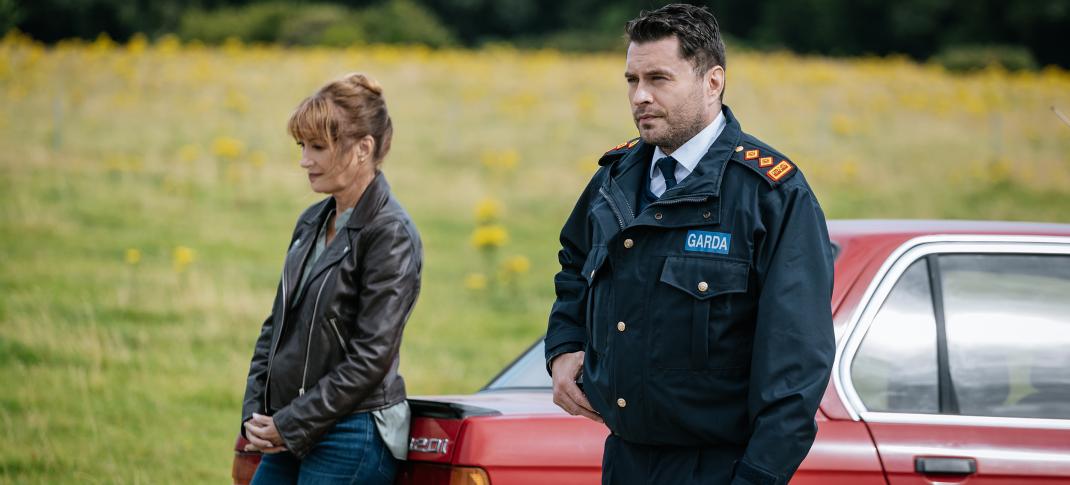 Jane Seymour as Harry and Kevin Ryan as Charlie in 'Harry Wild' Season 4