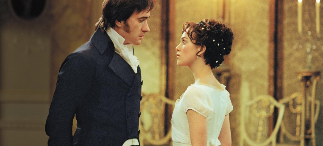  Kiera Knightley and Matthew Macfadyen in the 2005 "Pride and Prejudice"