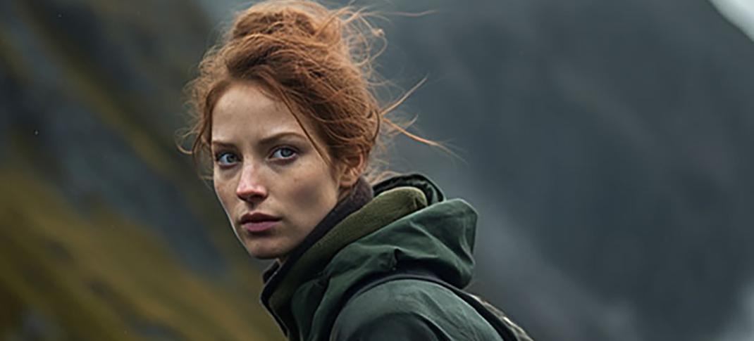 Lauren Lyle in 'The Ridge' key art