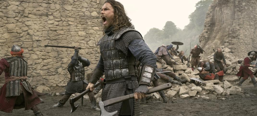 Sam Corlett as Leif Eriksson in "Vikings: Valhalla"
