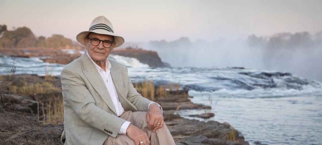 Picture shows: Actor Sir David Suchet at Victoria Falls