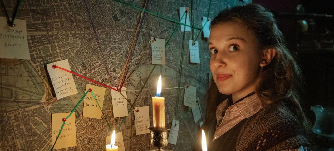 Millie Bobby Brown as Enola Holmes in 'Enola Holmes 3'