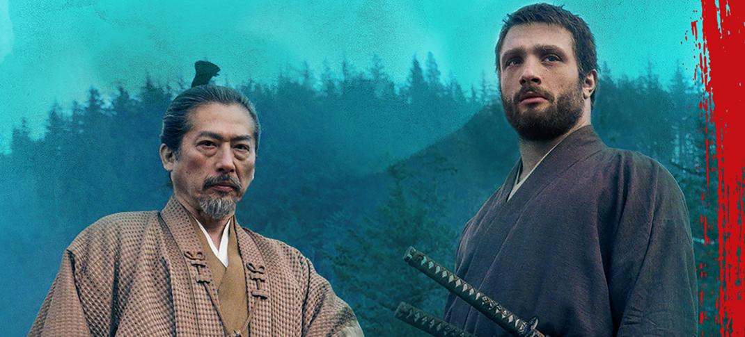 Cosmo Jarvis as John Blackthorne and Hiroyuki Sanada as Lord Yoshii Toranaga in 'Shogun' Season 2