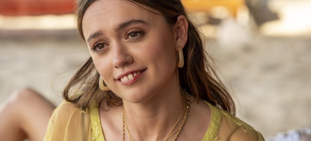 Aimee Lou Wood as Chelsea in 'The White Lotus' Season 3