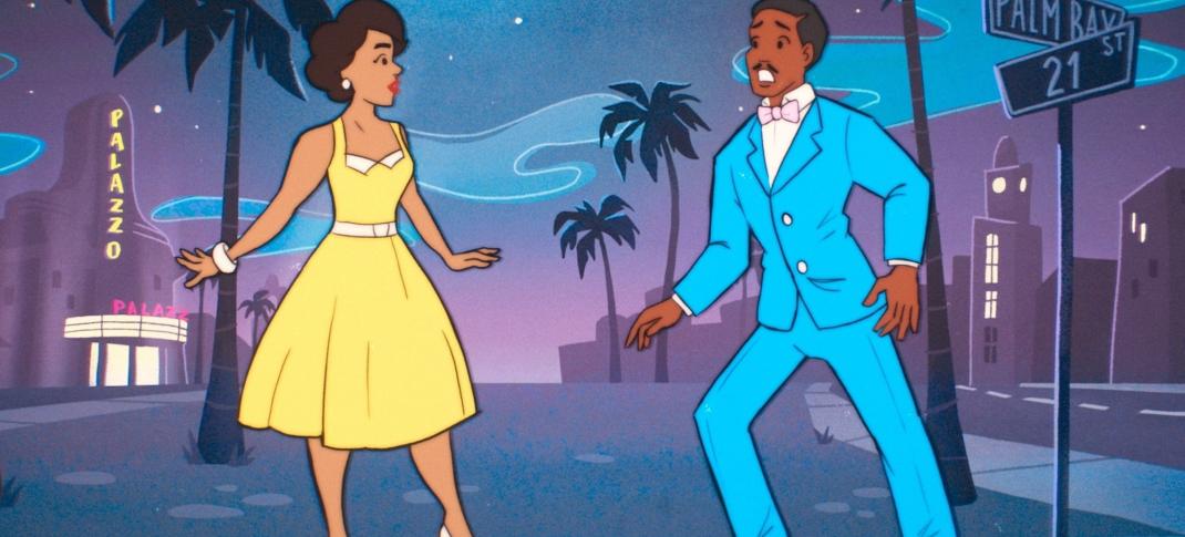 An animated Ncuti Gatwa and Varada Sethu in "Doctor Who"