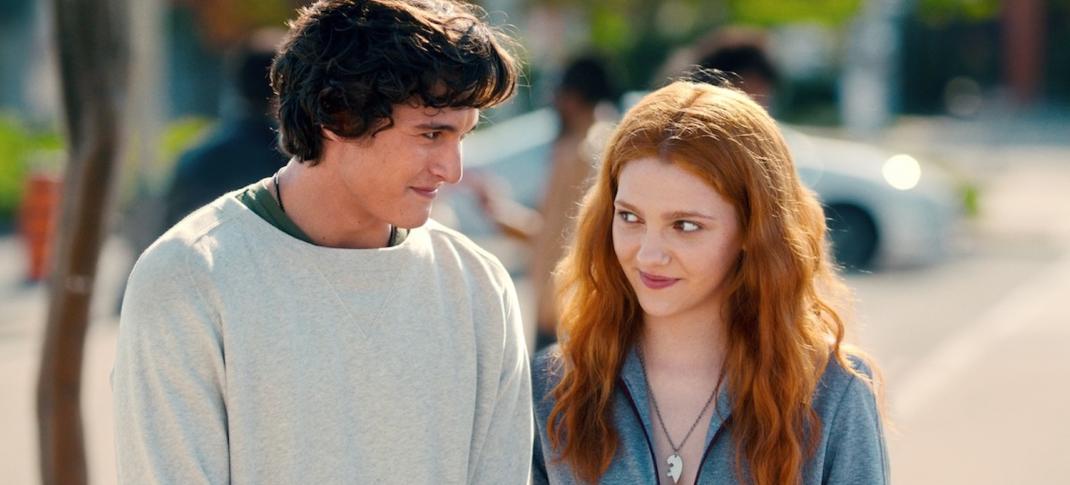 Liam Woodrum and Emily Carey in "Geek Girl"
