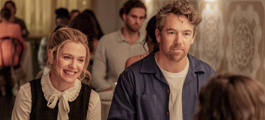 Patrick Brammall and Harriet Dyer in "Colin From Accounts" Season 2