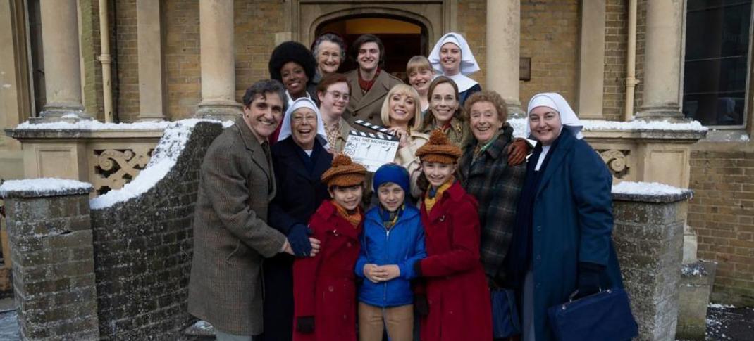 The cast of 'Call the Midwife' celebrates Season 15's start of filming