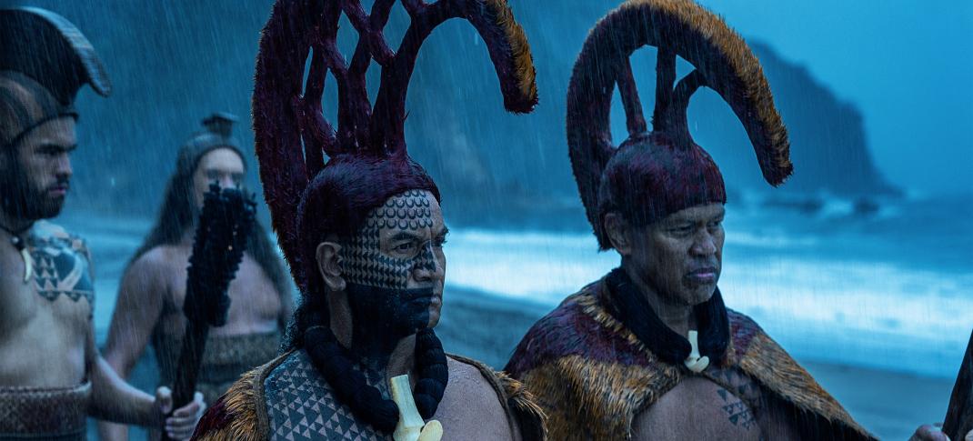 Temuera Morrison and Ocean Kaowili in 'Chief of War'