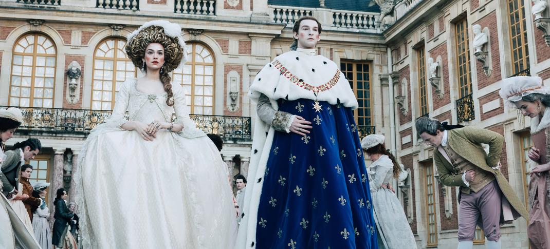 Emilia Schule and Louis Cunningham as Marie Antoinette & Louis XVI in 'Marie Antoinette' Season 2
