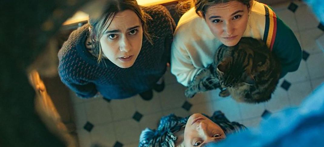 Kat Sadler as Josie, Lizzie Davidson as Billie, and Louise Brealey as Deb in 'Such Brave Girls' Season 2