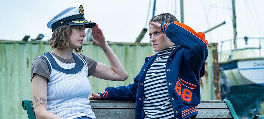 Kat Sadler as Josie and Lizzie Davidson as Billie in 'Such Brave Girls' Season 2