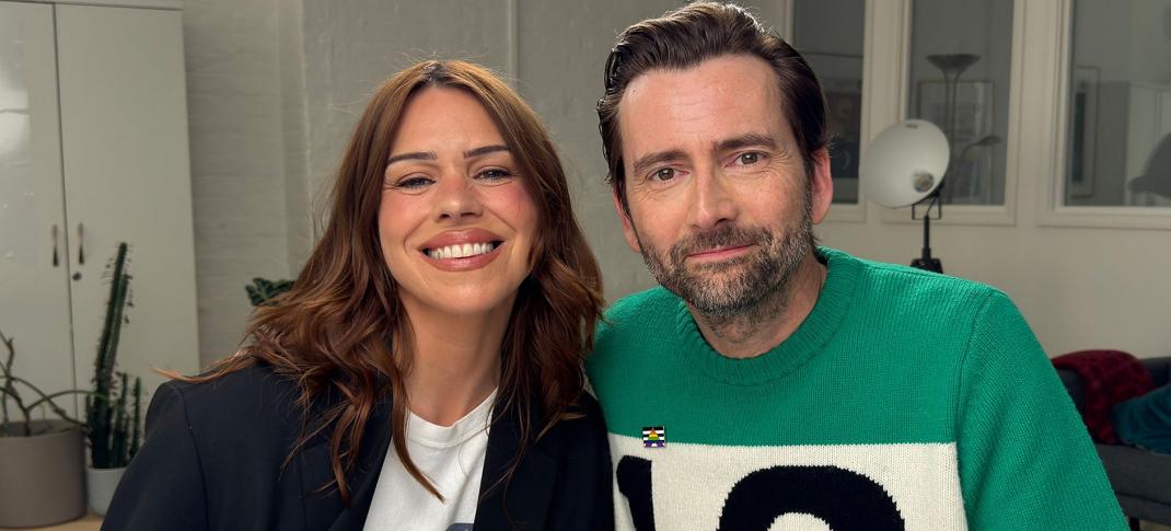 David Tennant and Billie Piper in "Doctor Who: Unleashed" special