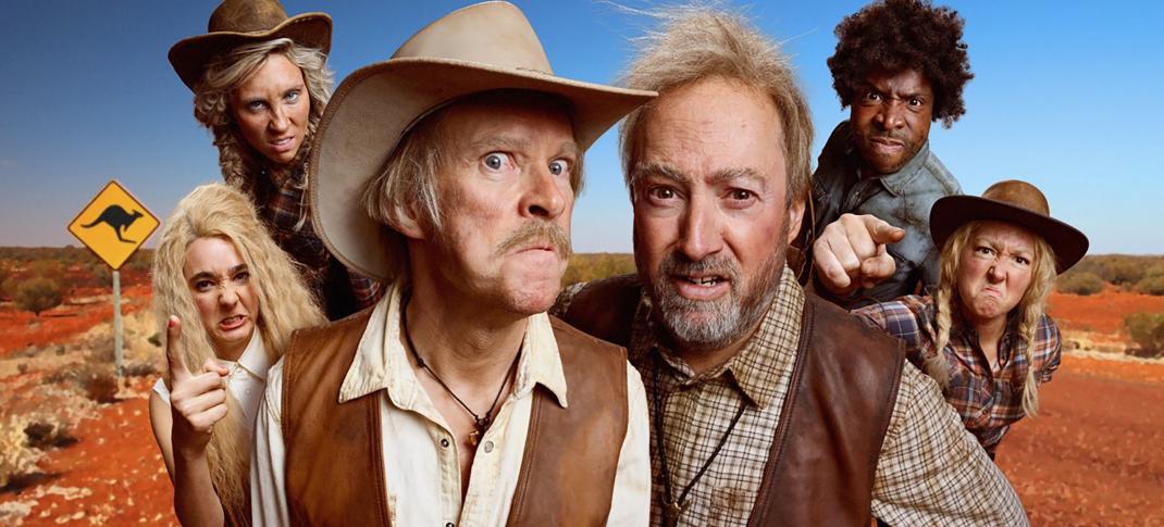 'Mitchell & Webb Are Not Helping' Key Art