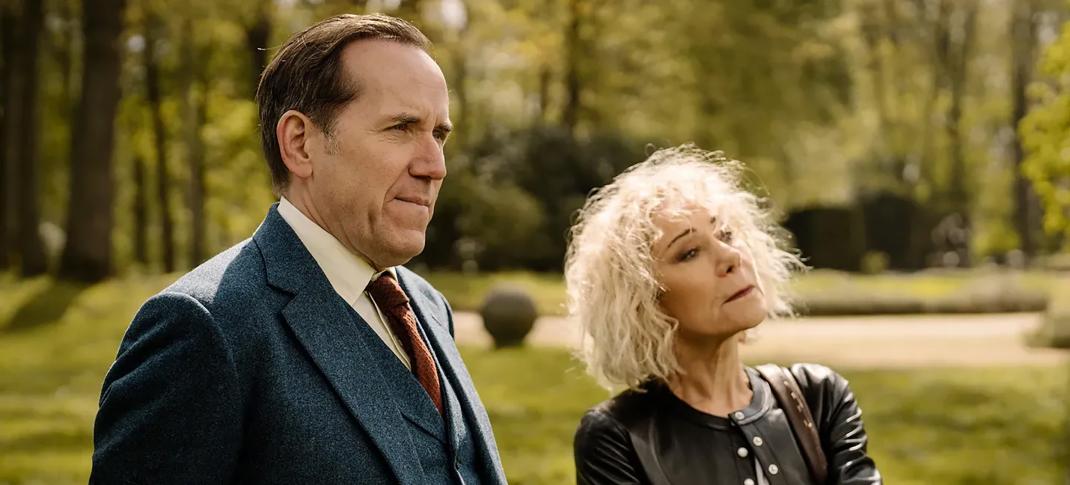 Ben Miller and Zoe Wanamaker in 'Professor T' Season 4