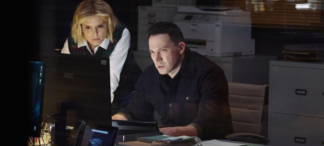Emilia Fox as Nikki Alexander and David Caves as Jack Hodgson in 'Silent Witness' Season 28