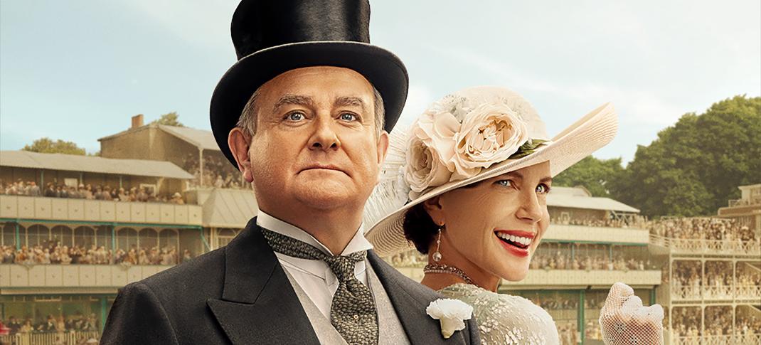 Hugh Bonneville as Lord Robert Grantham and Elizabeth McGovern as Lady Cora in 'Downton Abbey: The Grand Finale'
