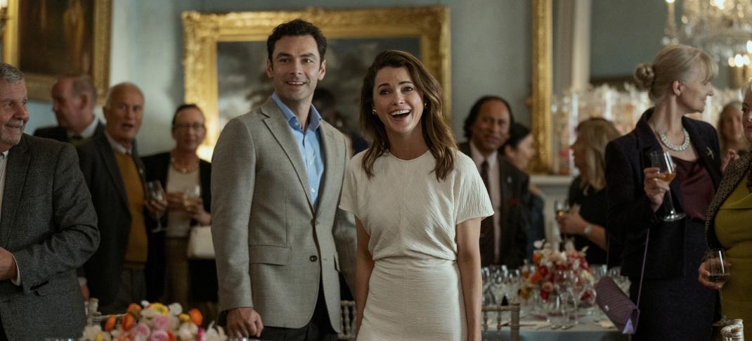 Keri Russell and Aidan Turner in 'The Diplomat' Season 3