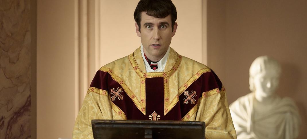 Matthew Lewis in 'Murder Before Evensong'