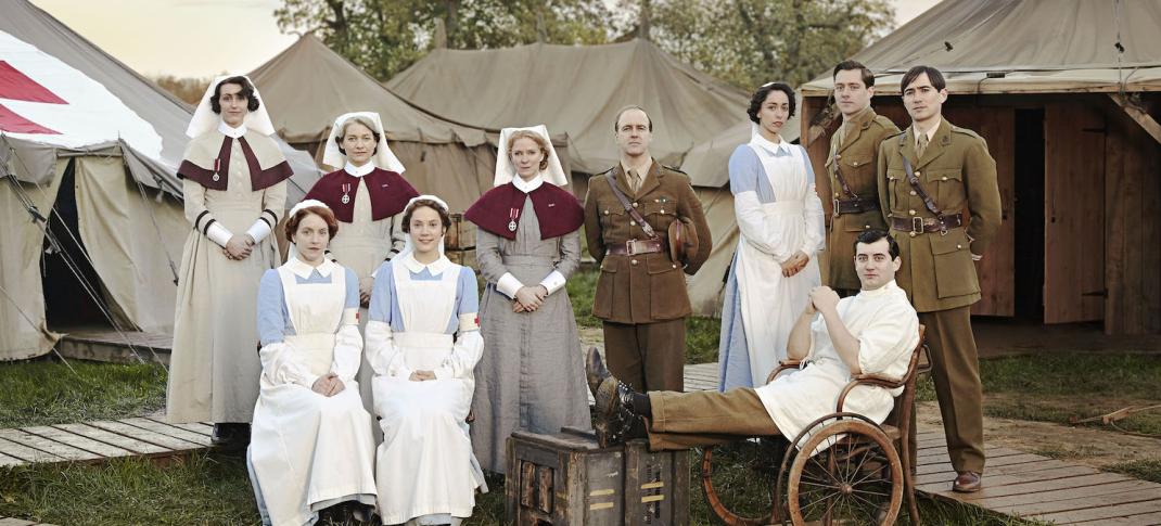 The cast of "The Crimson Field" (Photo: Courtesy of BBC/Todd Anthony) 