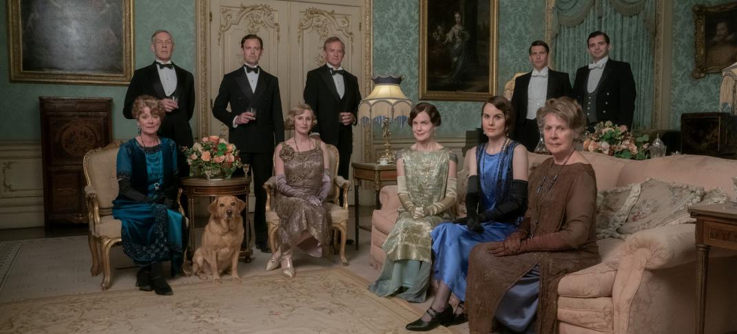 Most of the core cast of DOWNTON ABBEY: A New Era