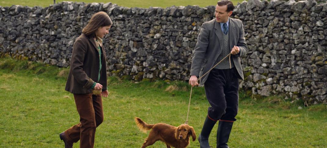 Rachel Shenton and Nicholas Ralph in "All Creatures Great and Small"