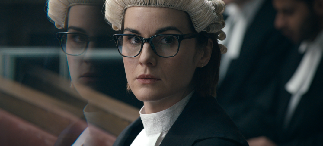 Michelle Dockery as Kate Woodcroft, QC in Anatomy of a Scandal