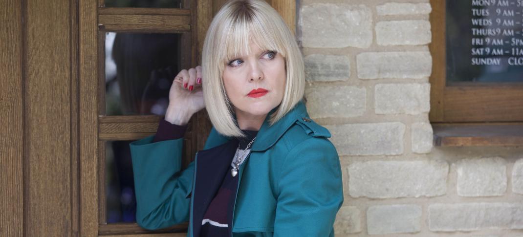 Ashley Jensen as Agatha Raisin (Photo: Acorn TV)