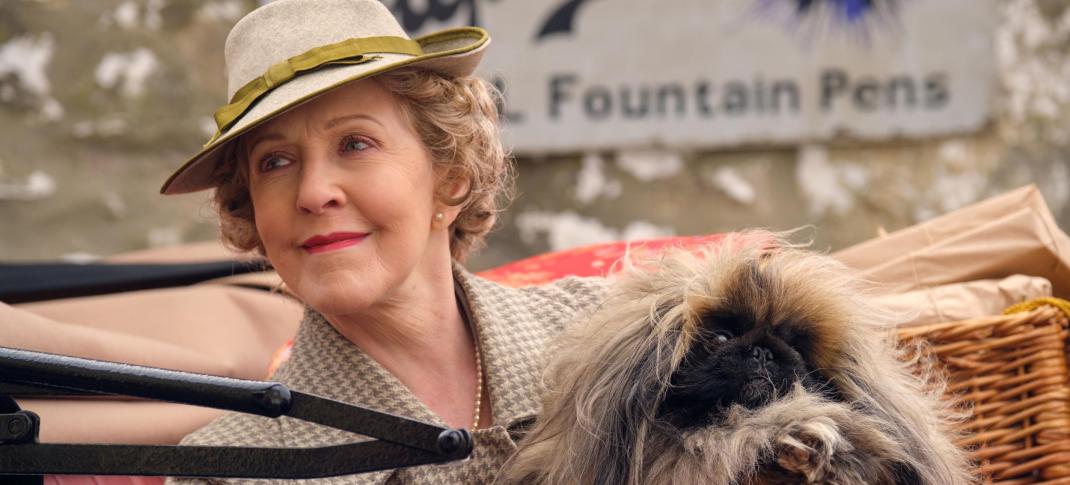 Patricia Hodge as the new Mrs. Pumphrey in 'All Creatures Great & Small' Season 2