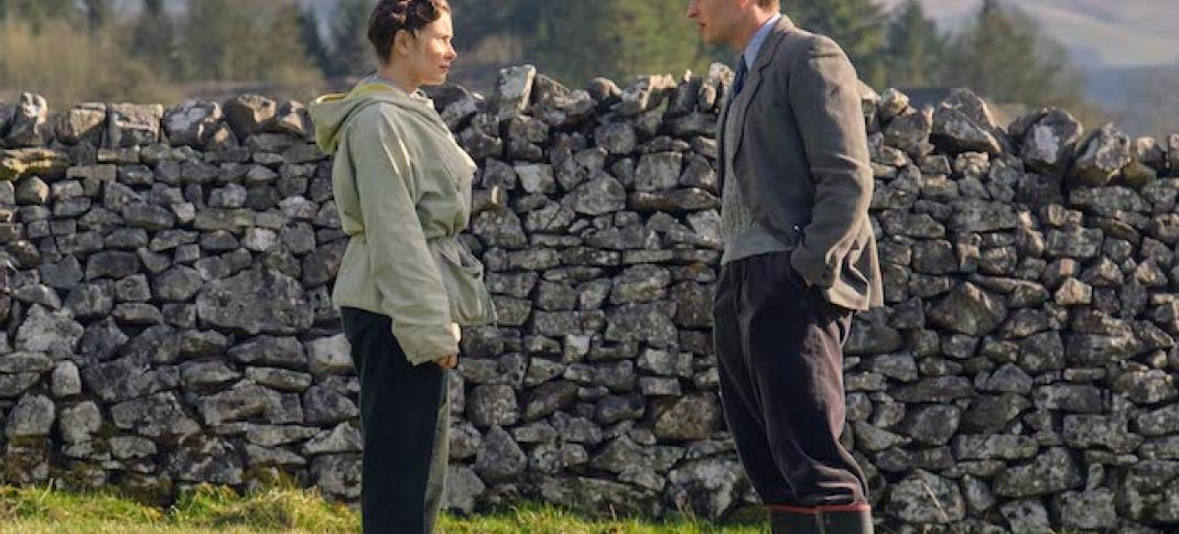 James Herriot (Nicholas Ralph) and Helen Alderson (Rachel Shenton). Credit: Courtesy of Playground Television (UK) Ltd.