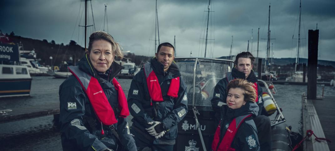 Nicola Walker, Jamie Sives, Katie Leung, and Ukweli Roach in 'Annika'