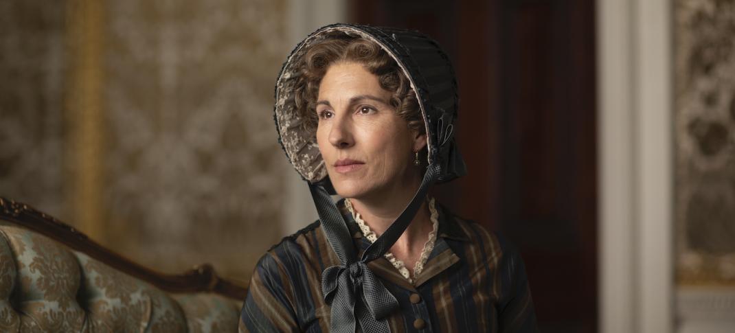 Tamsin Greig as Anne Trenchard has nothing to do now the secret is outin 'Belgravia' Season 1