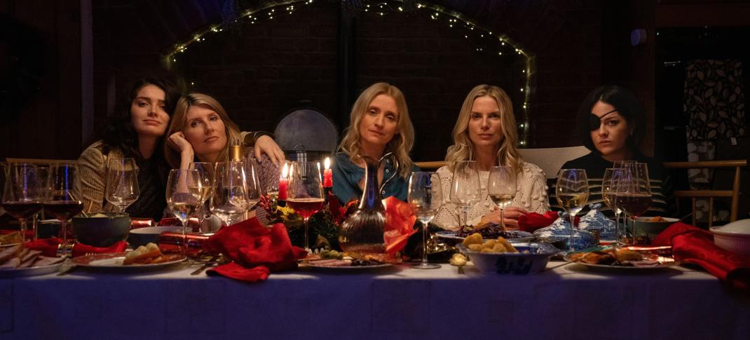 ​​Eve Hewson, Sharon Horgan, Anne-Marie Duff, Eva Birthistle and Sarah Greene in Bad Sisters