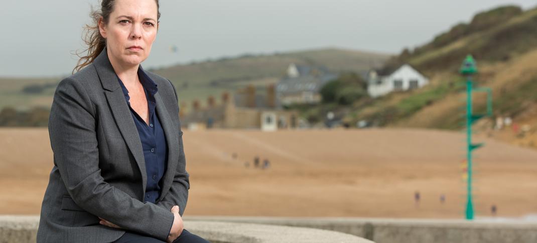 Olivia Colman in a promotional shot from "Broadchurch" Season 3 (Photo: ITV)