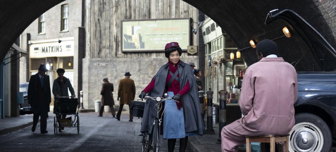 Leonie Elliott as Nurse Lucille Anderson in 'Call the Midwife' Season 10