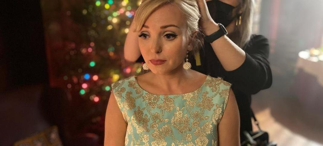 Helen George as Trixie in the Call the Midwife 2022 Christmas Special