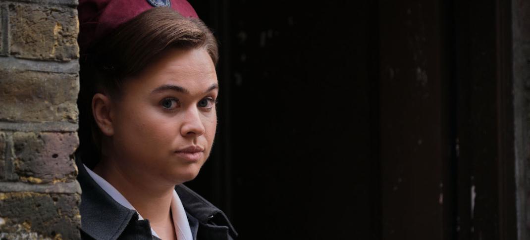 Nurse Corrigan (Megan Cusack) (Photo: Credit: Courtesy of Neal Street Productions)