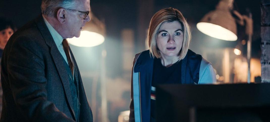 Jodie Whittaker and Kevin McNally in Doctor Who: Flux