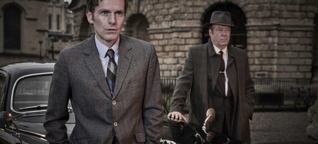 Shaun Evans and Roger Allam in "Endeavour" (Photo: Courtesy of Jonathan Ford/Mammoth Screen for ITV and MASTERPIECE)