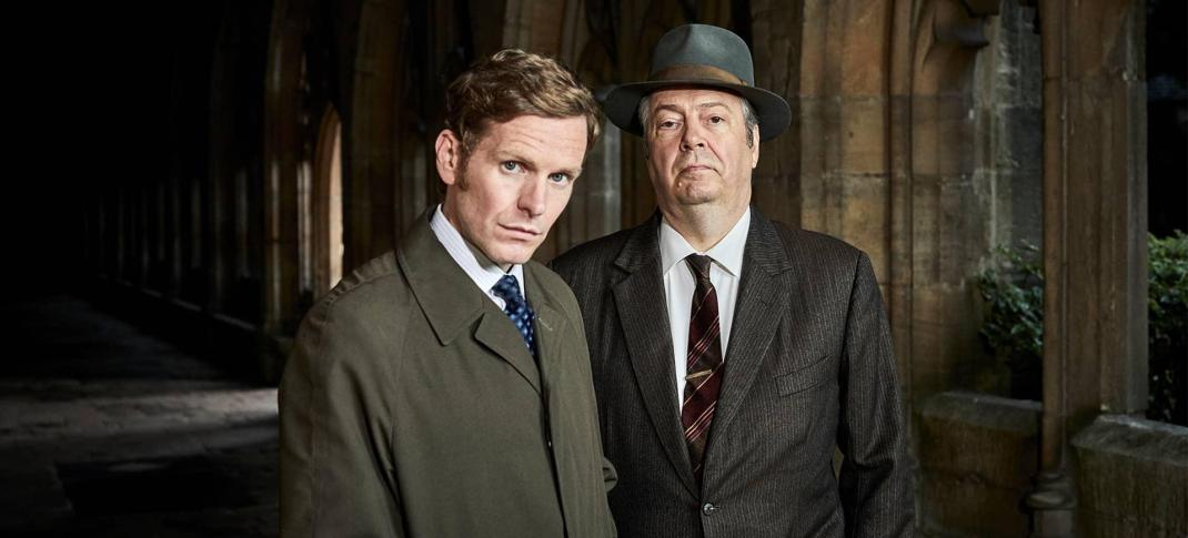 Shaun Evans as Endeavour Morse and Roger Allam as Fred Thursday in 'Endeavour' 