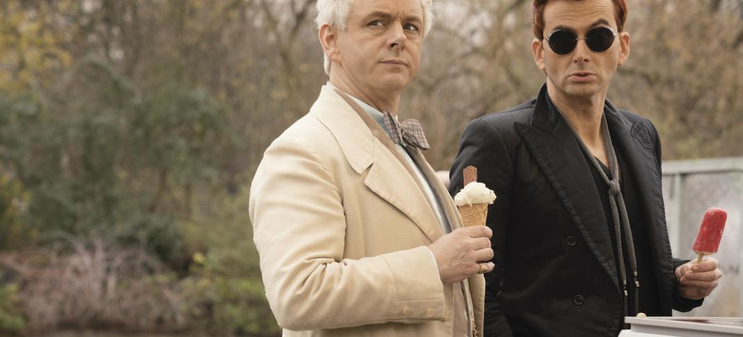 Michael Sheen and David Tennant in "Good Omens" (Photo: Amazon Studios)