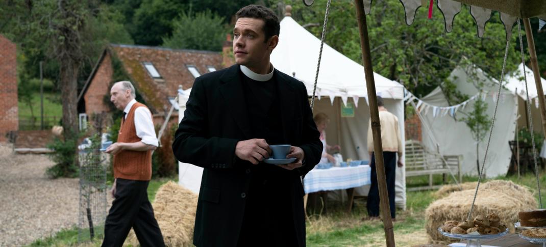 Tom Brittany as Rev Will Davenport in 'Grantchester'