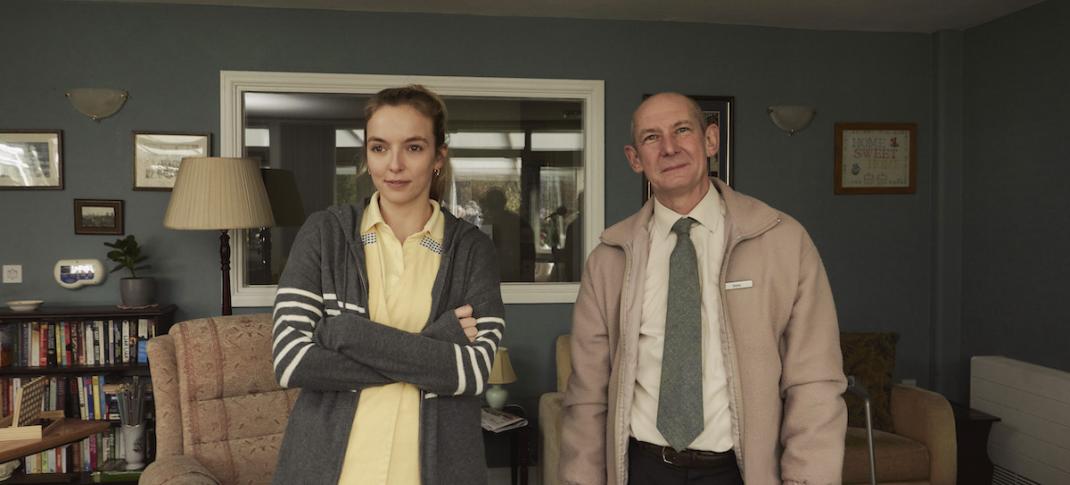 Jodie Comer and Stephen Graham in "Help" (Photo: Acorn TV)