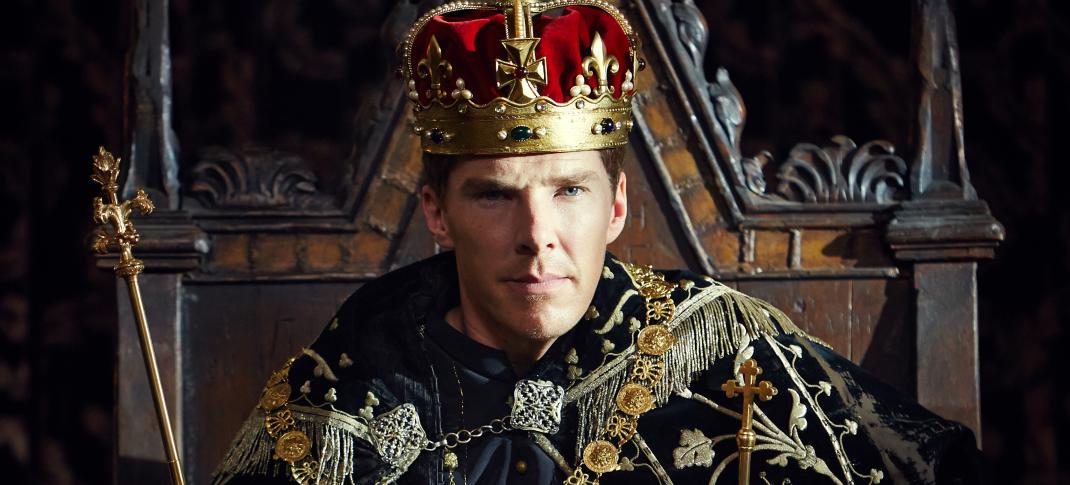 Benedict Cumberbatch as Richard III in "The Hollow Crown" (Photo: Courtesy of Robert Viglasky © 2015 Carnival Film & Television Ltd)