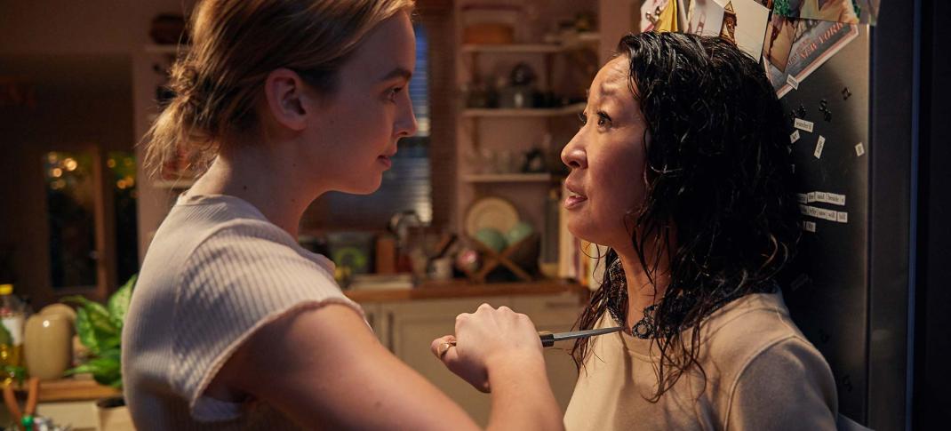 Jodie Comer and Sandra Oh in "Killing Eve" (Photo: BBC America)